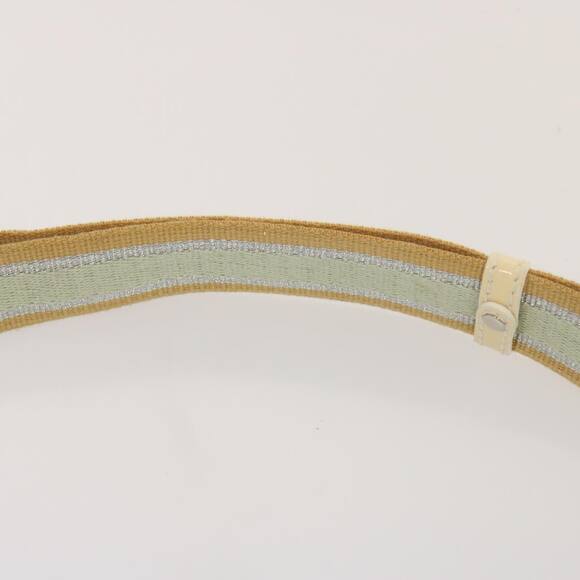 FENDI Zucchino Canvas Shoulder Bag Nylon Green - Picture 8 of 12